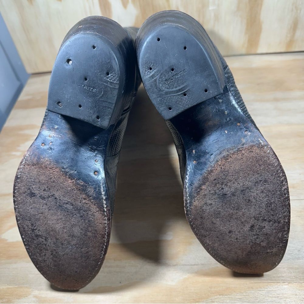 Justin Lizard Boots Men’s Size 8 EE - Picture 7 of 8